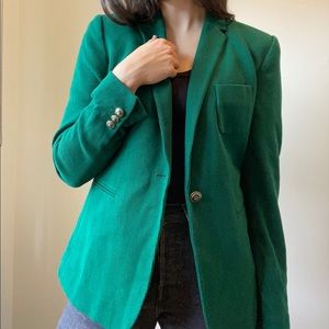 Green blazer size 4